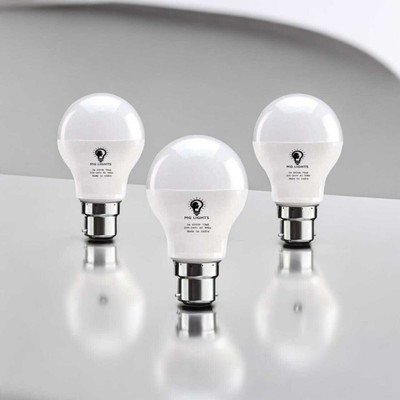 mg lights 5 W Basic Arbitrary B22 LED Bulb(White, Pack of 3)