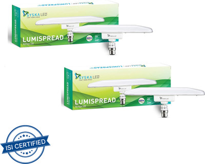 Syska 30 W Basic T-Bulb B22 LED Bulb(White, Pack of 2)