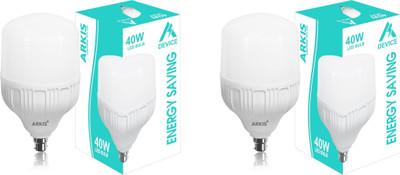 ARKIS 40 W Basic Standard B22 D LED Bulb(White, Pack of 2)