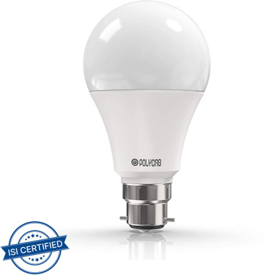 Polycab 3 W Basic Round B22 LED Bulb(White, Pack of 5)