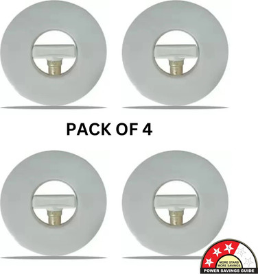 spark world 50 W Basic Standard B22 LED Bulb(White, Pack of 4)