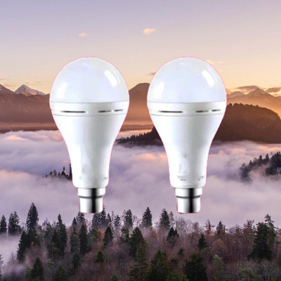 ONIEXO 12 W Inverter Round B22 Inverter Bulb(White, Pack of 2)