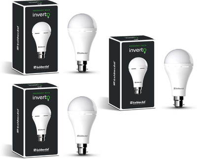Gold Medal 9 W Basic Standard B22 Inverter Bulb(White, Pack of 3)