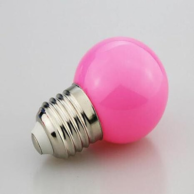 ZOREZA 0.5 W Basic Round E27 LED Bulb(Pink)