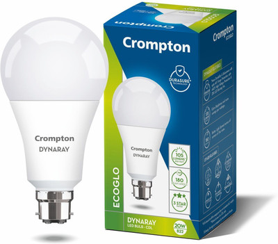 Crompton 20 W Basic Standard B22 LED Bulb(White)
