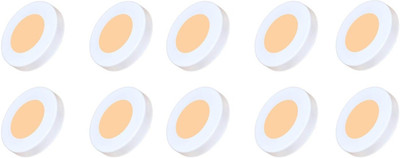 MURPHY 3 W Basic Round 2 Pin LED Bulb(White, Pack of 10)