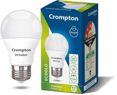 Crompton 9 W Basic Standard E27 LED Bulb(White)