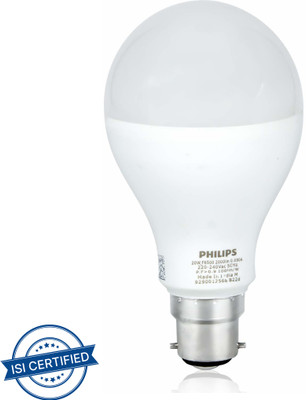 PHILIPS 17 W Basic Standard B22 LED Bulb(White)