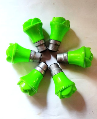 Quick On 0.5 W Eye Safety Compliance Decorative B22 LED Bulb(Green, Pack of 6)