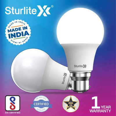 Sturlite 10 W Basic Standard B22 D LED Bulb(White, Pack of 50)