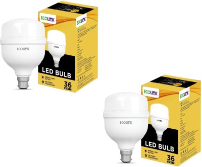 EcoLink 36 W Standard B22 LED Bulb(White, Pack of 2)