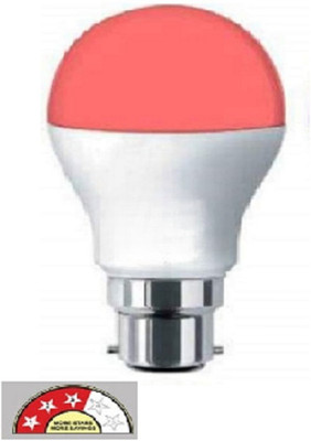 AATMIYA ENERGY 9 W Basic Round B22 LED Bulb(Red)
