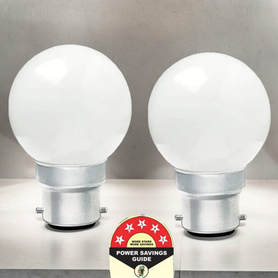 Dunagiri 0 W Basic Standard B22 LED Bulb(White, Pack of 2)