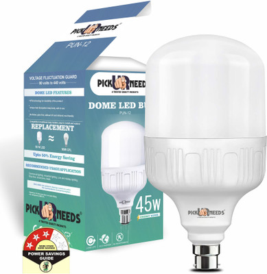 Pick Ur Needs 45 W Basic Round B22 D LED Bulb(White)