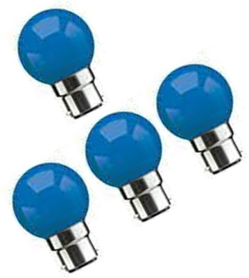 rino 0.5 W Basic Standard B22 LED Bulb(Blue, Pack of 4)