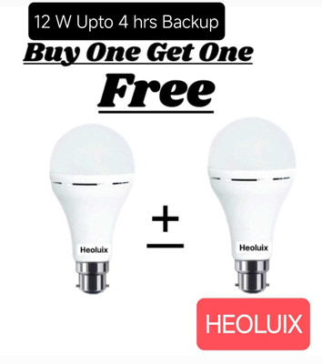 heoluix 12 W Inverter Standard B22 Inverter Bulb(White)