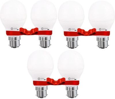 ORIENT 7 W, 9 W Basic Standard B22 LED Bulb(White, Pack of 6)