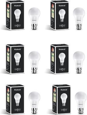 SHIVANGI LIGHTS 9 W Basic Standard B22 LED Bulb(White, Pack of 6)