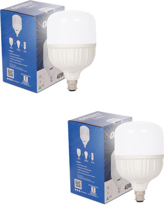 ORBIT LED 40 W Basic Round B22 LED Bulb(White, Pack of 2)