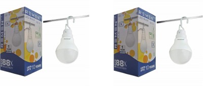 REMEN 4 W Standard Plug & Play LED Bulb(White, Pack of 2)