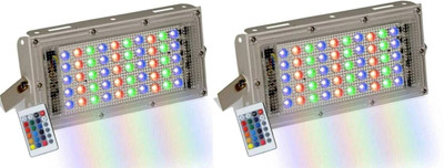 sunever 50 W Basic Standard B22 LED Bulb(Multicolor, Pack of 2)