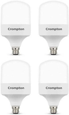 Crompton 40 W Basic Round B22 LED Bulb(White, Pack of 4)