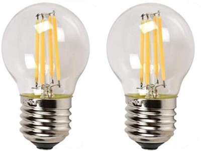 spark world 4 W Globe E27 LED Bulb(Yellow)