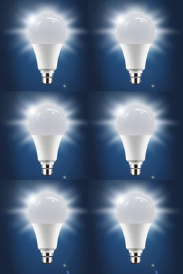 DEVICE 12 W Basic Standard B22 LED Bulb(White, Pack of 6)
