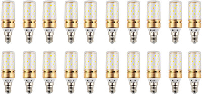SHBK 12 W Basic Standard E14 LED Bulb(White, Yellow, Multicolor, Pack of 10)