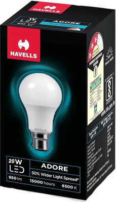 HAVELLS 20 W Basic Round B22 LED Bulb(White)