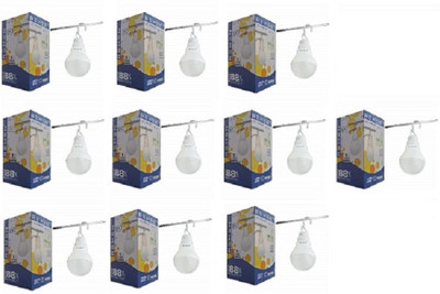 REMEN 7 W Basic Standard B22 LED Bulb(White, Pack of 10)