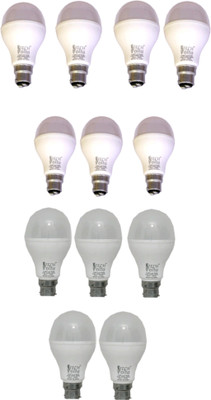 Techvolta 15 W, 12 W Basic Round B22 LED Bulb(White, Pack of 12)