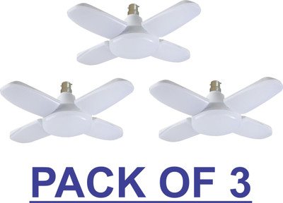AP Source 28 W Basic Standard B22 LED Bulb(White, Pack of 3)