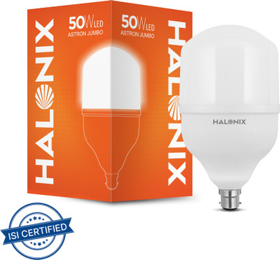 HALONIX 50 W Basic Round B22 LED Bulb(White)