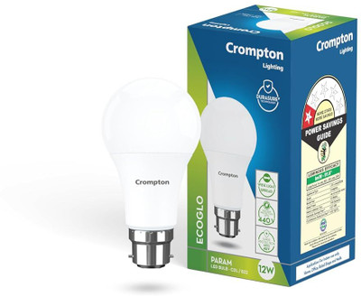 Crompton 12 W Basic Standard B22 LED Bulb(White)