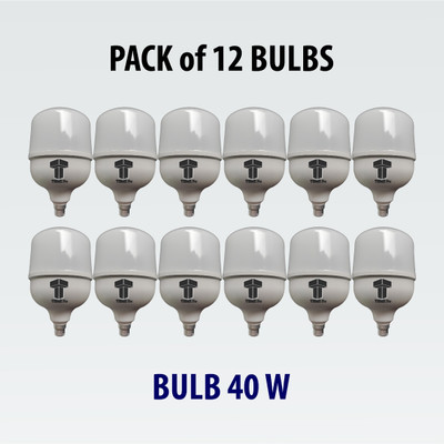 TENZ 40 W Basic U-Tube LED Bulb(White, Pack of 12)