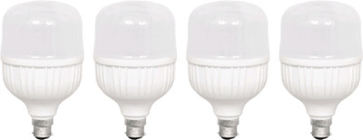 SUMITEX 30 W Basic Round B22 LED Bulb(White, Pack of 4)