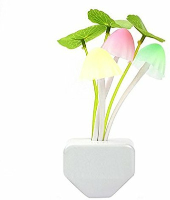 VG craft Mushroom Night Lamp Automatic Sensor Light pack of 1 Night Lamp(12 cm, Multicolor)