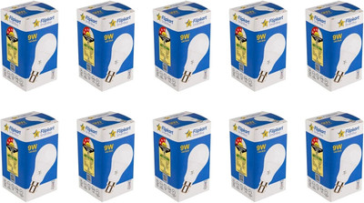 Flipkart SmartBuy 9 w Basic Round B22 LED Bulb(White, Pack of 10)
