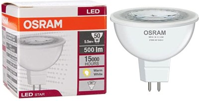 OSRAM 5.5 W Round MR16 LED Bulb(Yellow)