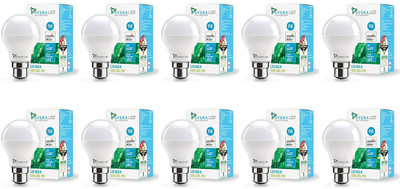 Syska 9 W Round B22 LED Bulb(White, Pack of 10)