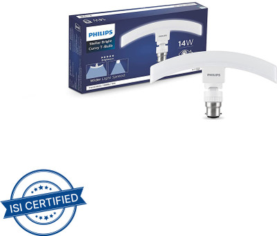 PHILIPS 14 W Basic T-Bulb B22 LED Bulb(White)