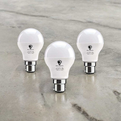 mg lights 5 W Basic Arbitrary B22 LED Bulb(White, Pack of 3)
