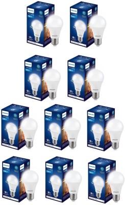 PHILIPS 14 W Round E27 LED Bulb(White, Pack of 10)