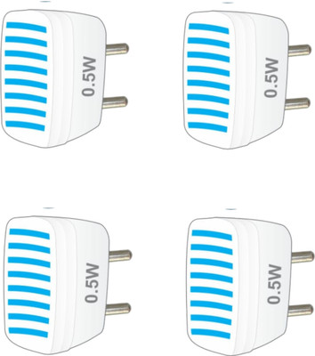 Imperial 0.5 W Eye Safety Compliance Decorative 2 Pin, Plug & Play LED Bulb(Blue, Pack of 4)