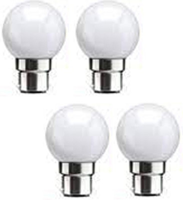 rino 0.5 W Basic Standard B22 LED Bulb(White, Pack of 4)