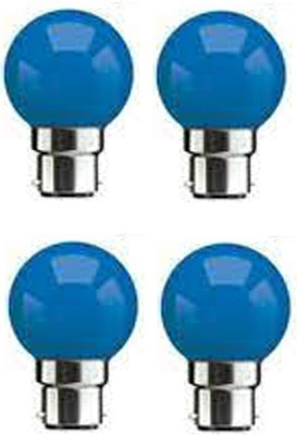 rino 0.5 W Basic Standard B22 LED Bulb(Blue, Pack of 5)