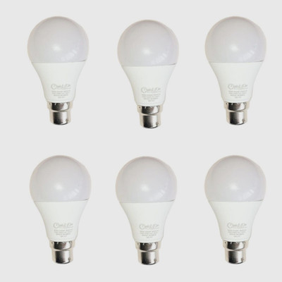 Quick On 10 W Basic U-Tube B22 LED Bulb(White, Pack of 6)