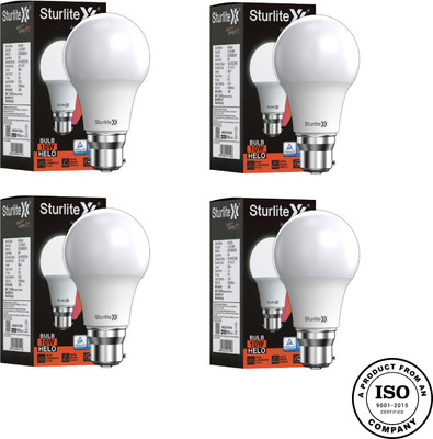 Sturlite 10 W Basic Standard B22 D LED Bulb(White, Pack of 4)