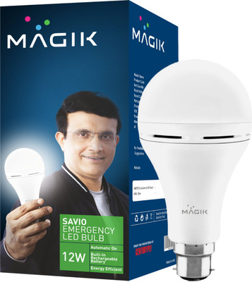Magik 12 W Basic Standard B22 Inverter Bulb(White)